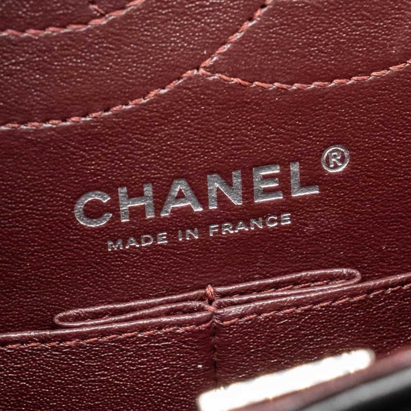 Chanel Small 2.55 Reissue Flap Bag Aged Calfskin Black SHW (Microchip)