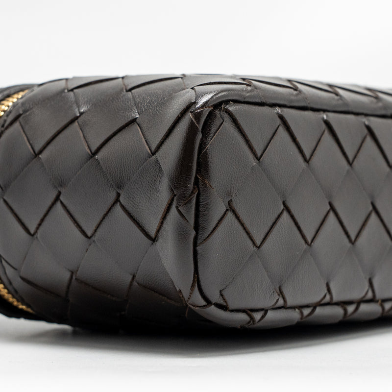 Bottega Veneta Bang Bang Vanity Case with Strap Intrecciato Leather Fondant GHW