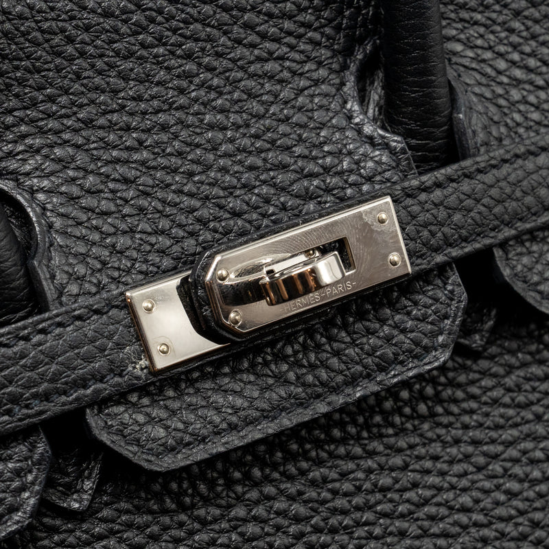 Hermes Birkin 25 Togo Black SHW Stamp Y