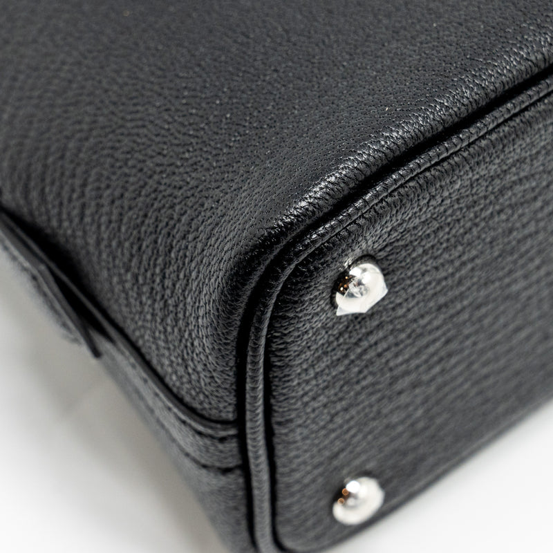 Hermes Mini Bolide Chevre Mysore Black SHW Stamp W
