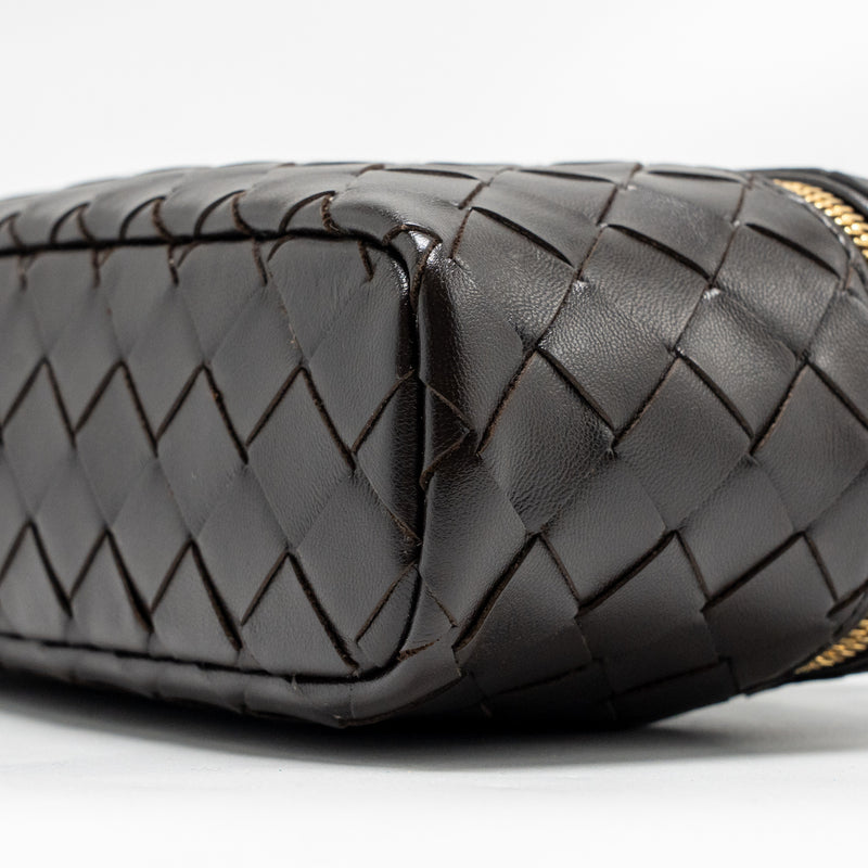 Bottega Veneta Bang Bang Vanity Case with Strap Intrecciato Leather Fondant GHW