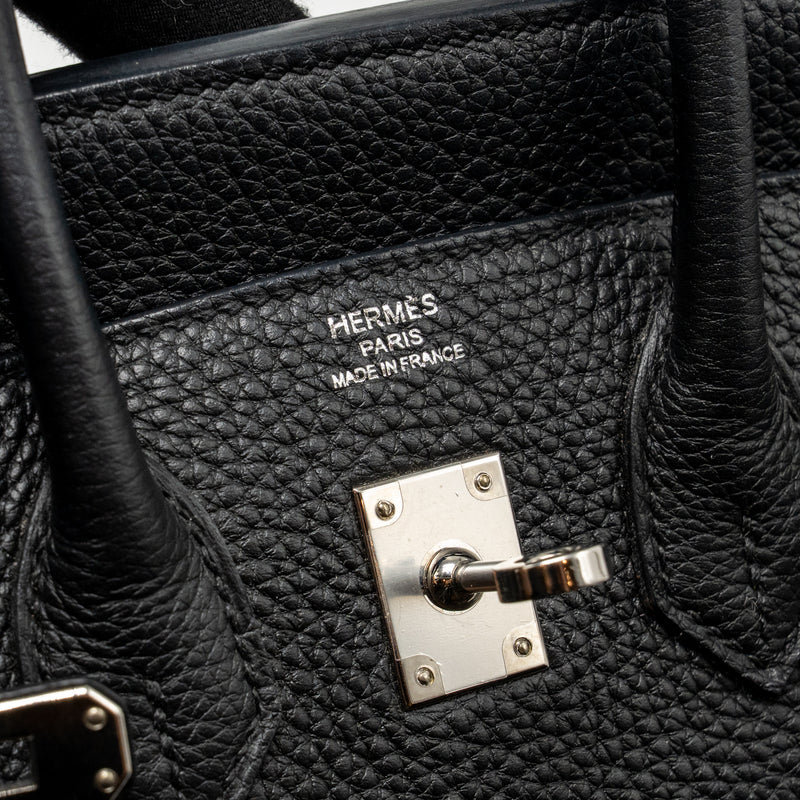 Hermes Birkin 25 Togo Black SHW Stamp Y