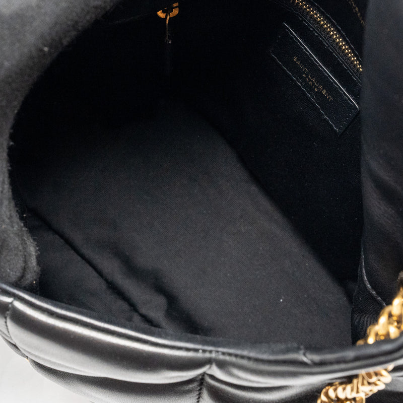 Saint Laurent/YSL Small Puffer Bag Nappa Black Multicolour Hardware