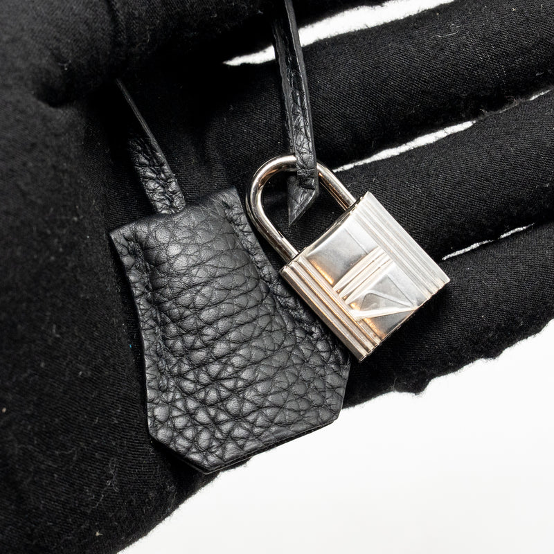 Hermes Birkin 25 Togo Black SHW Stamp Y