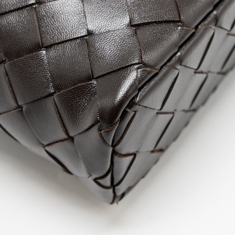 Bottega Veneta Bang Bang Vanity Case with Strap Intrecciato Leather Fondant GHW