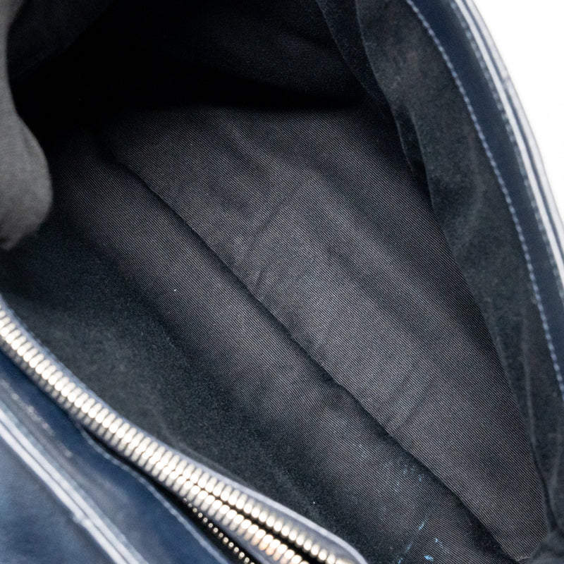 Saint Laurent/YSL Medium Lou Lou Bag Calfskin Dark Blue SHW