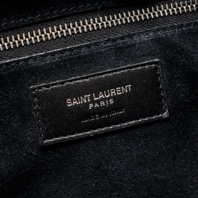Saint Laurent Le 5 A 7 shiny calfskin black SHW