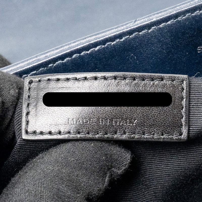 Saint Laurent/YSL Medium Lou Lou Bag Calfskin Dark Blue SHW