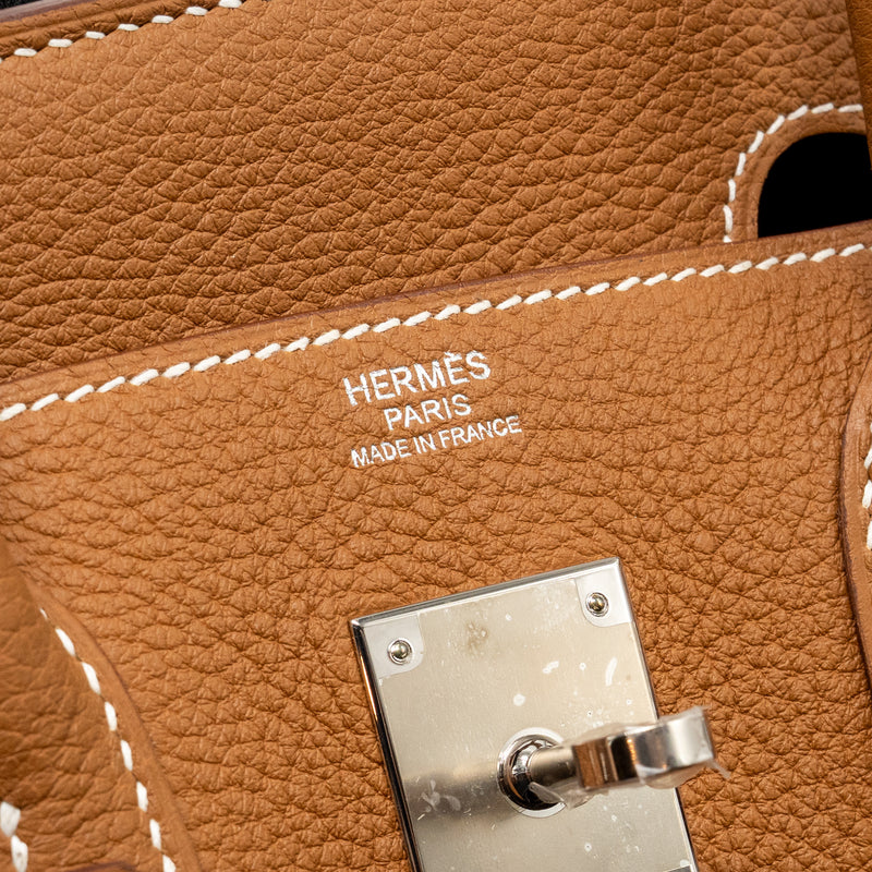 Hermes Birkin 30 Togo Gold SHW Stamp U