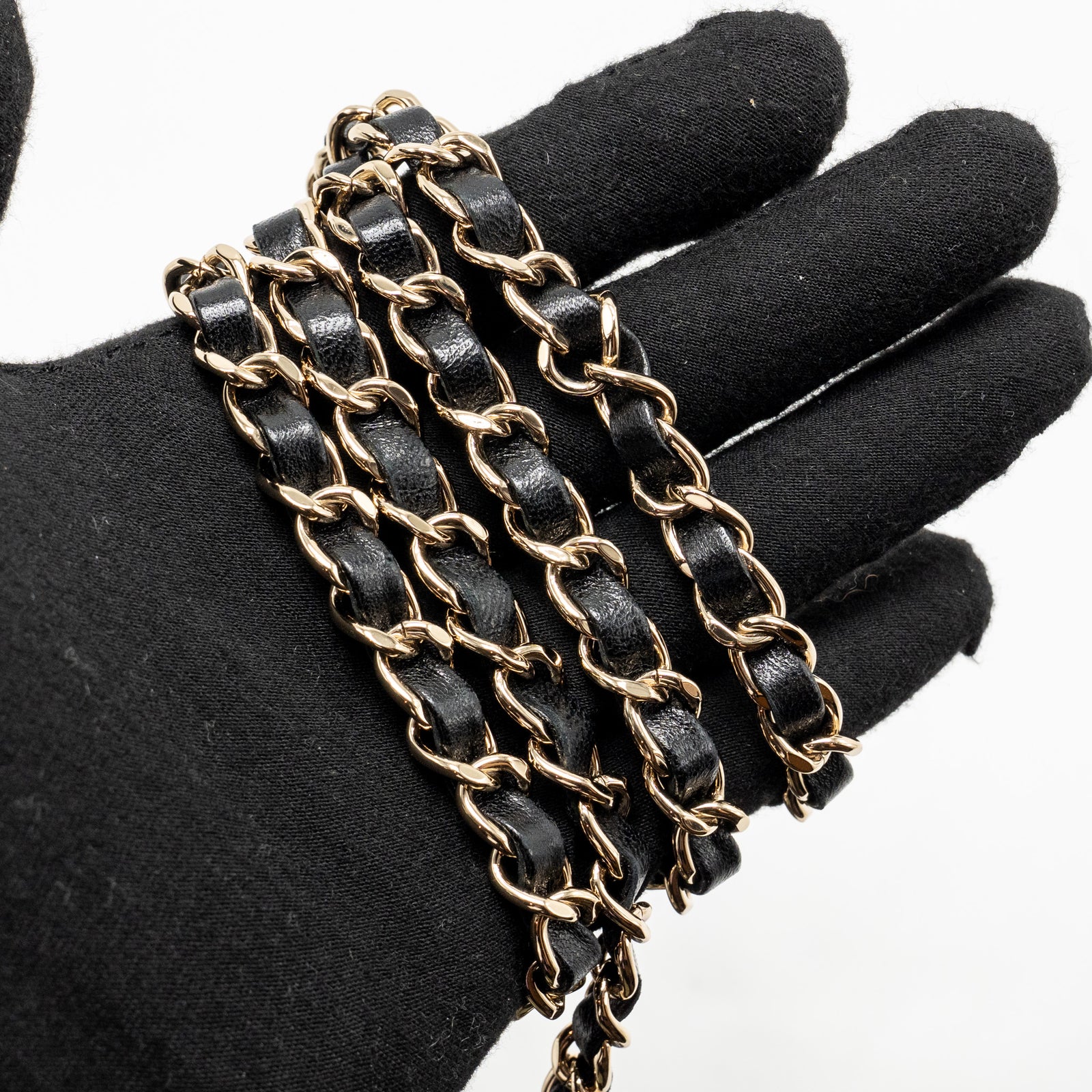 Chanel 23A 早勝ち シャネル 23S チェーンウォレット カメリア ブラック (CHANEL
