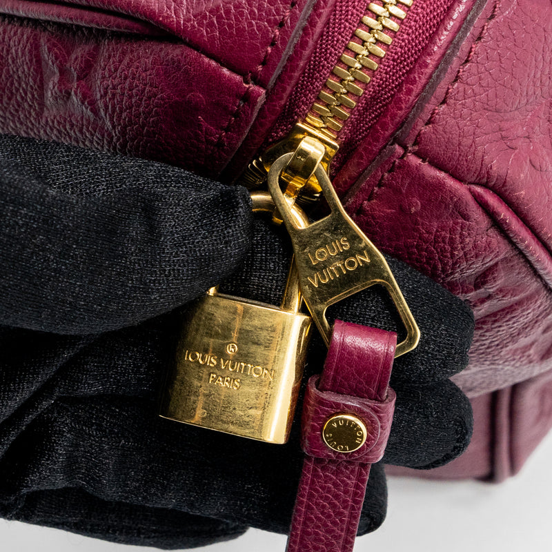 LOUIS VUITTON Speedy 25 Bandouliere Empreinte Leather Shoulder Bag Pur
