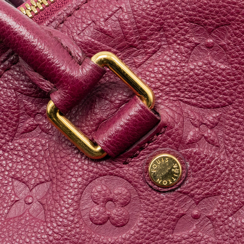 Louis Vuitton Purple Monogram Empreinte Leather Speedy Bandoulière