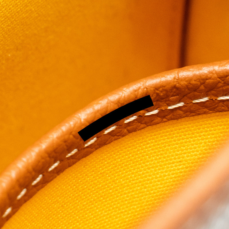 Goyard Belvedere PM Messenger Bag Goyardine Canvas / Calfskin Black/Tan SHW