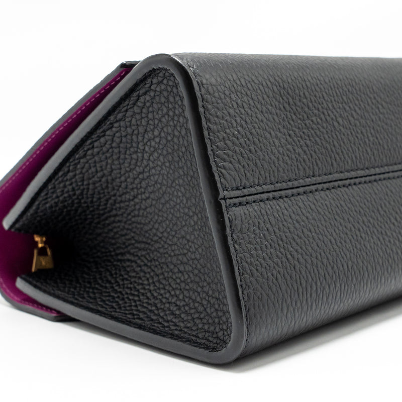 Louis Vuitton Twist One Handle PM Taurillon Leather Black/Pink GHW