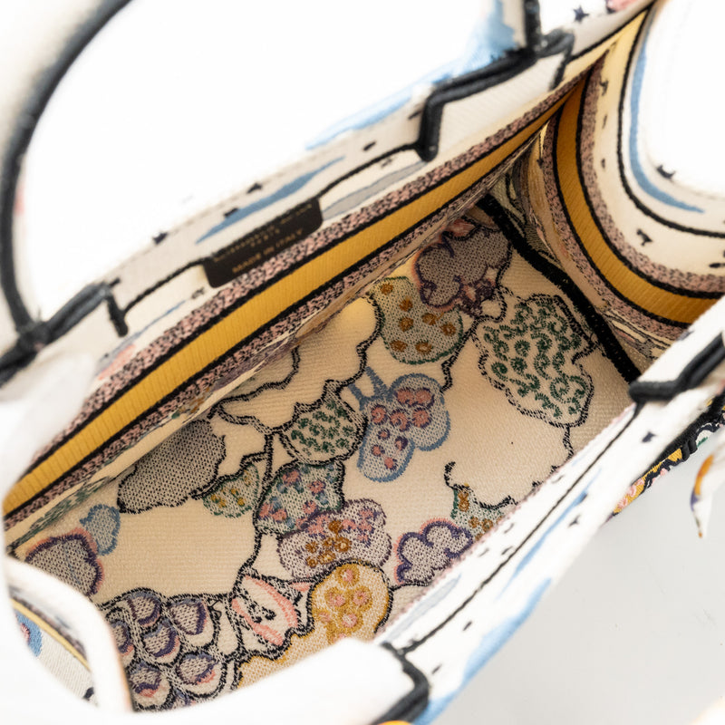 Dior Small dior book tote canvas multicolor