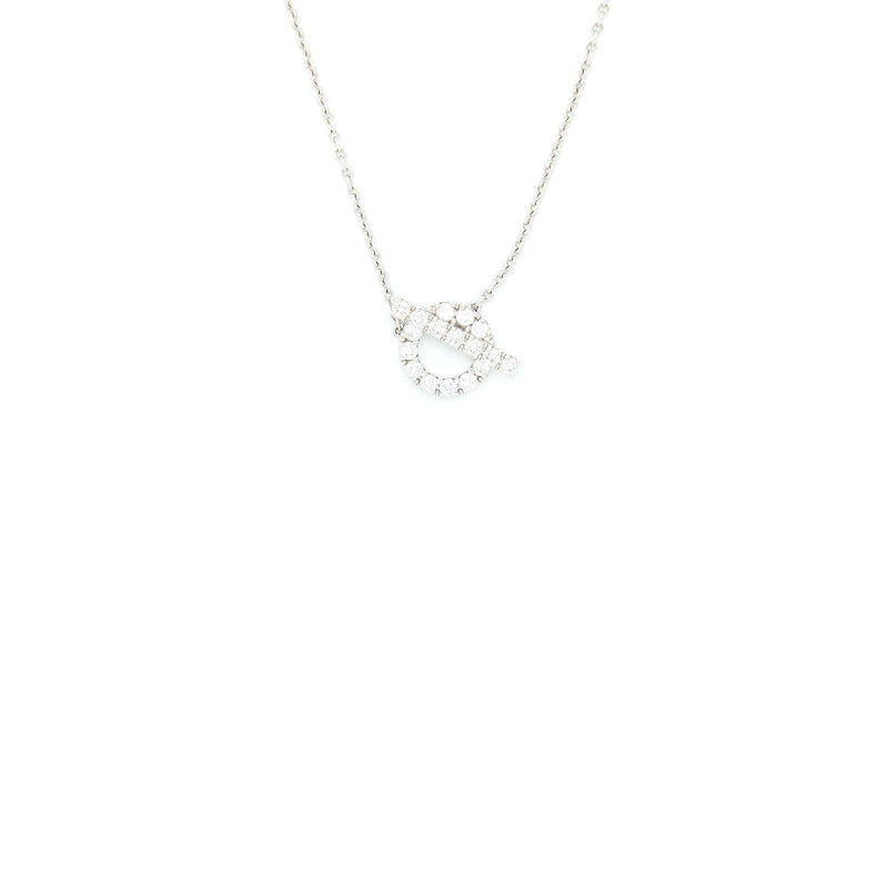 Hermes Finesse Necklace White Gold Diamonds