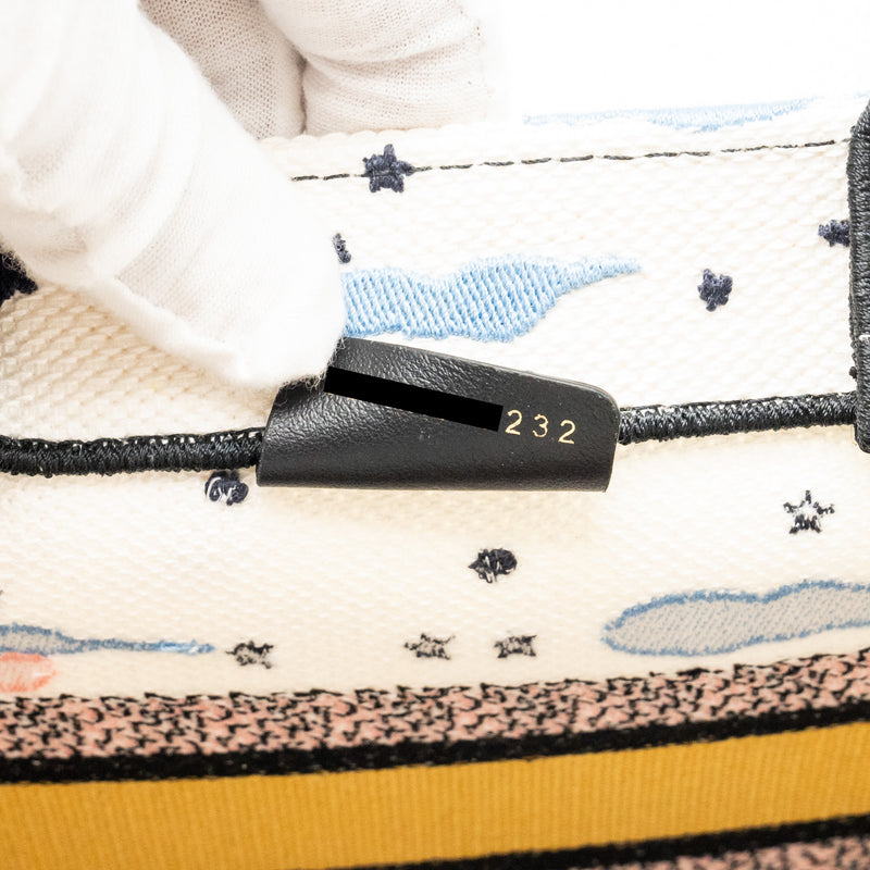 Dior Small dior book tote canvas multicolor