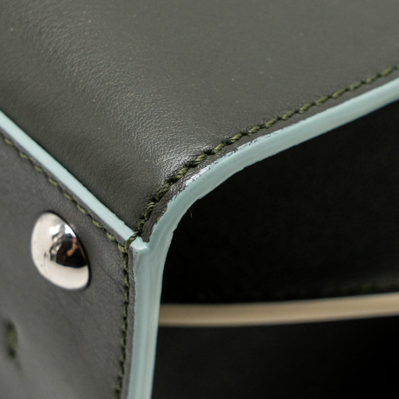Fendi Mini 3Jours Tote Bag Calfskin Dark Green SHW