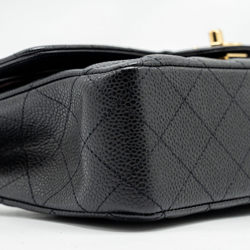 Chanel Medium Classic Double Flap Bag Caviar Black GHW