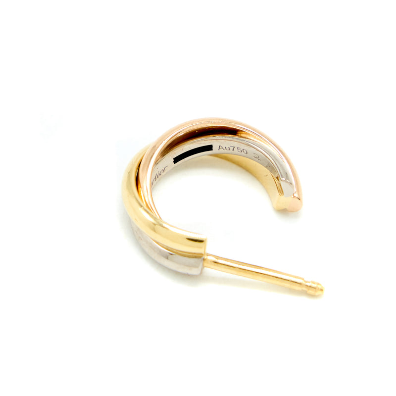 Cartier Trinity Earrings White Gold/Rose Gold/Yellow Gold