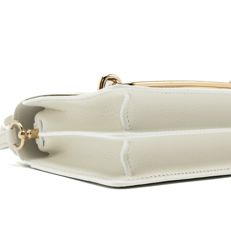 Hermes Mini Roulis Evercolor Blanc LGHW Stamp U
