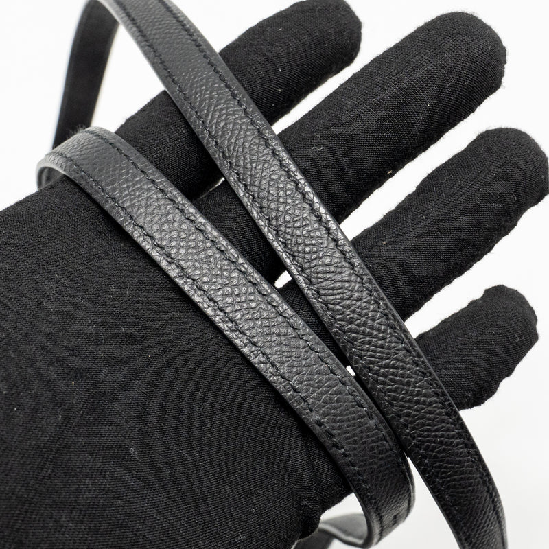 HERMES Constance Elan Epsom Black RGHW Stamp W