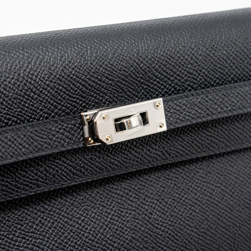 Hermes Kelly To Go Epsom Black SHW Stamp U