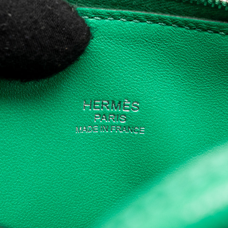 Hermes Mini Bolide Chèvre Mysore 6W Menthe SHW Stamp U