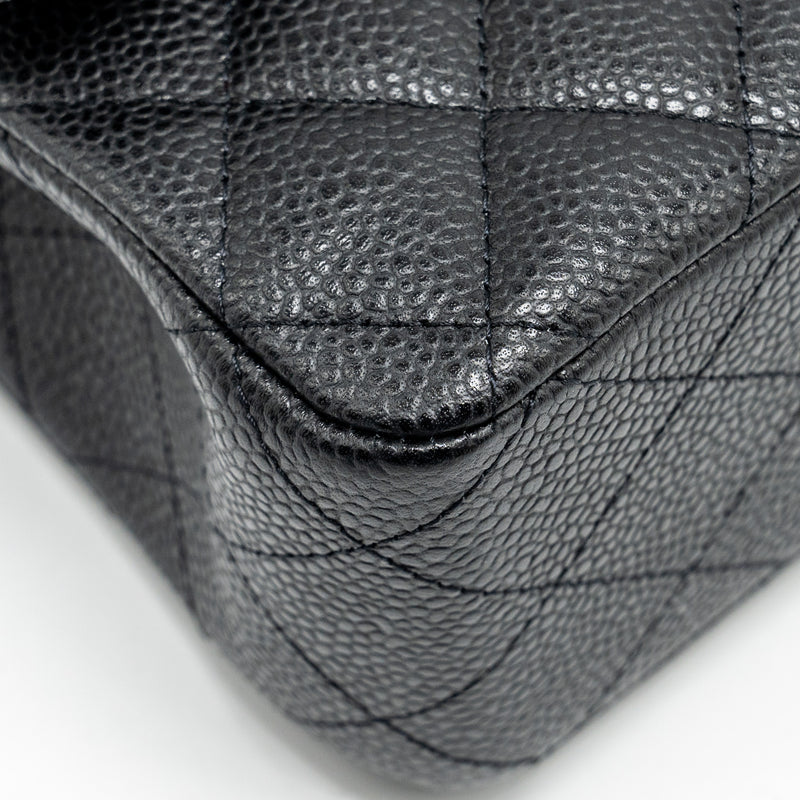 Chanel Medium Classic Double Flap Bag Caviar Black GHW