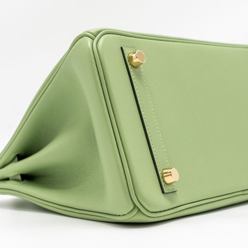 Hermes Birkin 25 Swift Vert Criquet GHW Stamp Y