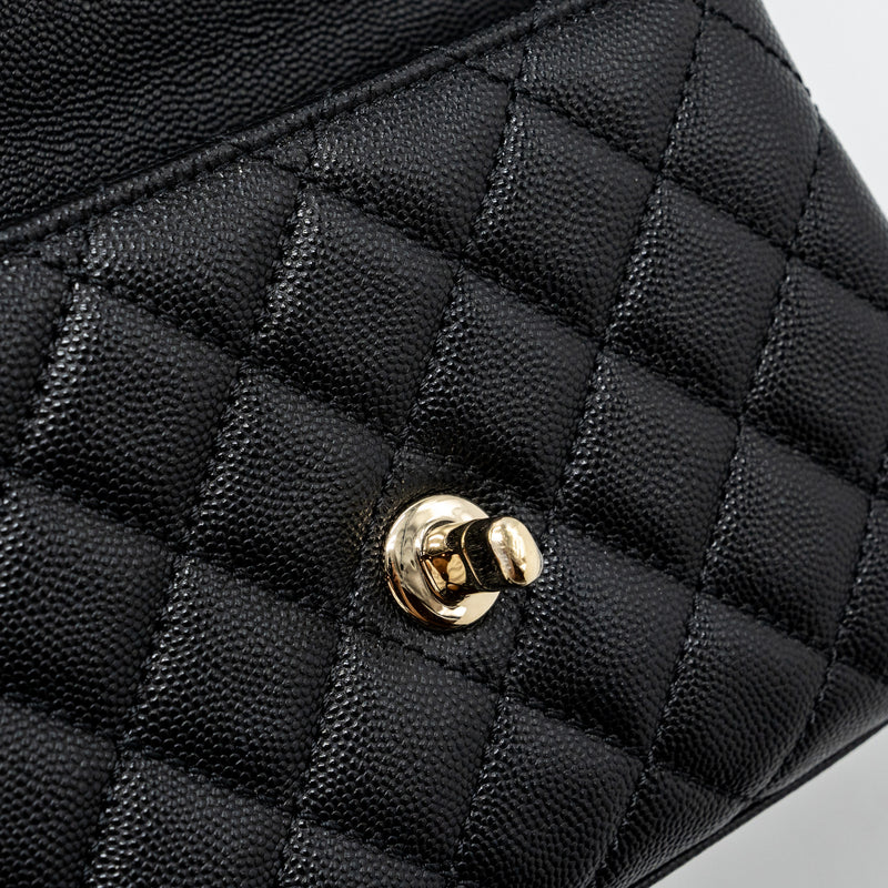 Chanel Coco Handle Extra Mini Caviar Black LGHW(Microchip)