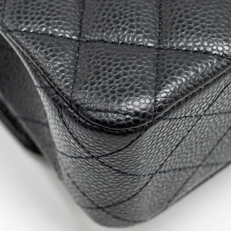 Chanel Medium Classic Double Flap Bag Caviar Black GHW