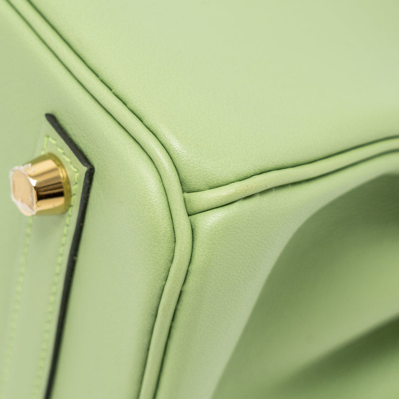 Hermes Birkin 25 Swift Vert Criquet GHW Stamp Y