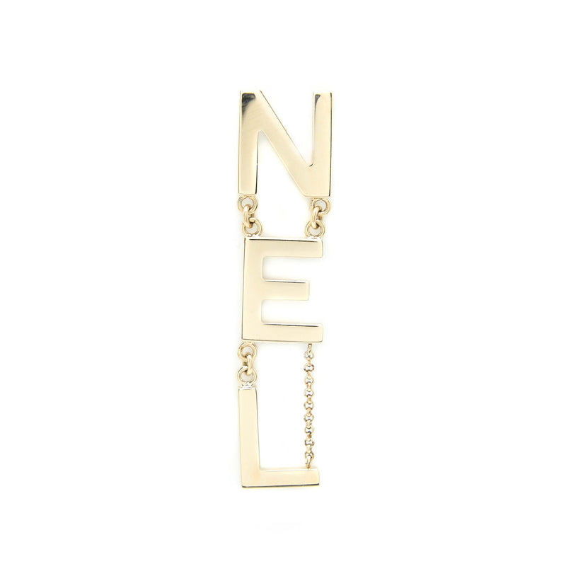 Chanel earrings letters chain clip on ○ Labellov ○ Buy and Sell Authentic  Luxury