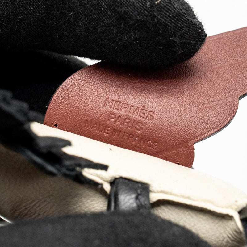 Hermes Rodeo Pegase PM Bag Charm Craie/Black/Rouge H Stamp B
