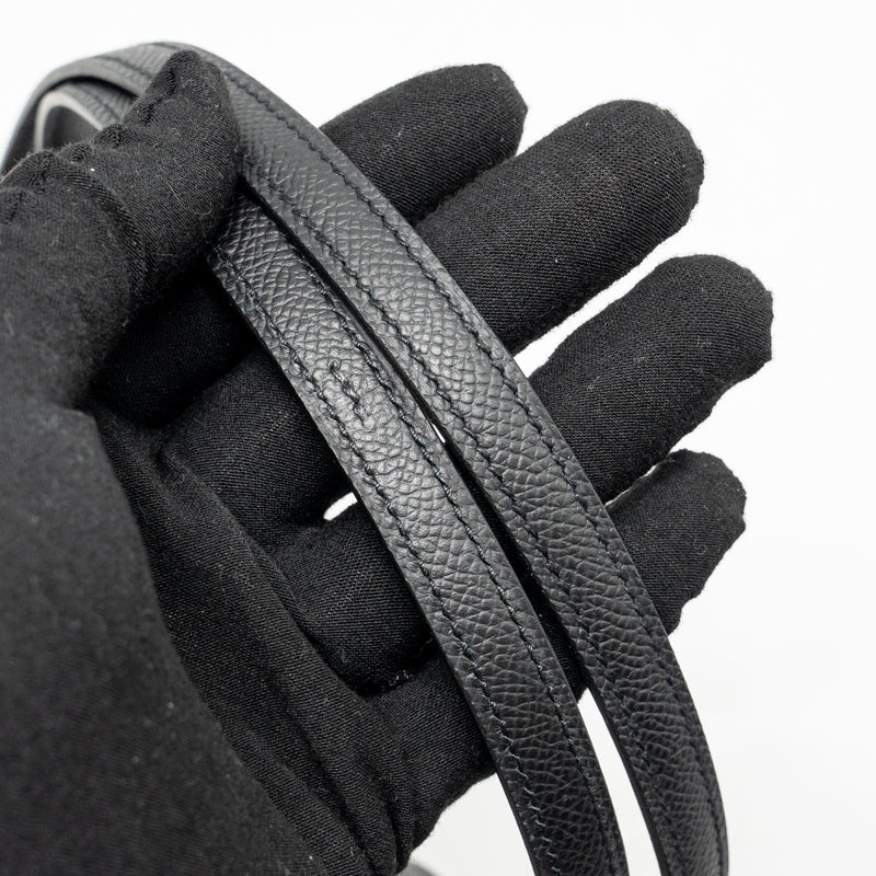Hermes Mini Constance epsom black GHW stamp K