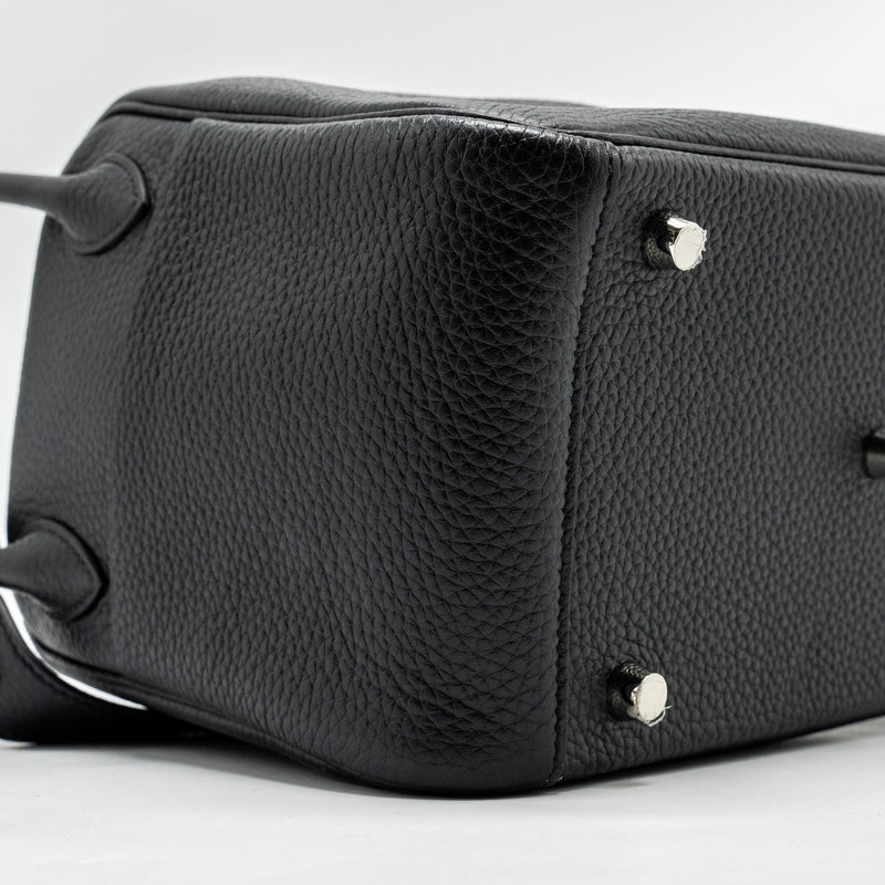 Hermes Lindy 26 Clemence Black SHW Stamp C