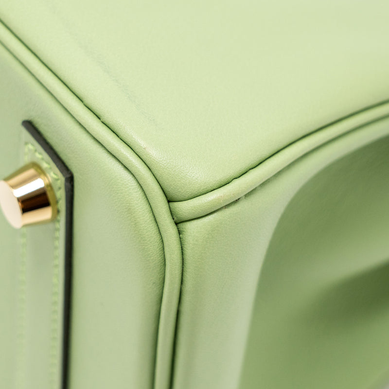 Hermes Birkin 25 Swift Vert Criquet GHW Stamp Y