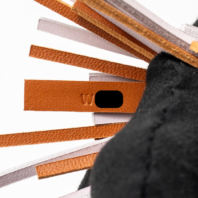 Hermes Chouette Bag Charm Milo Lambskin/Swift Calfskin Pain D’epice/Mauve Pale/Sienne/Nata/Blanc Stamp W