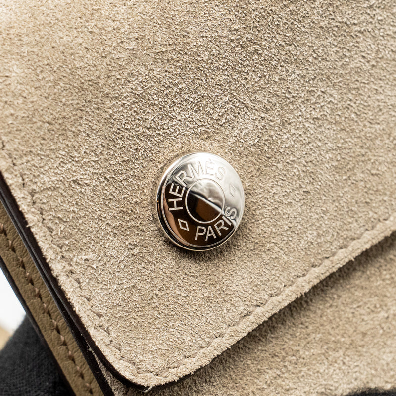 Hermes Hermesnap Grizzly/Swift Gris Caillou/Beige Marfa SHW Stamp W