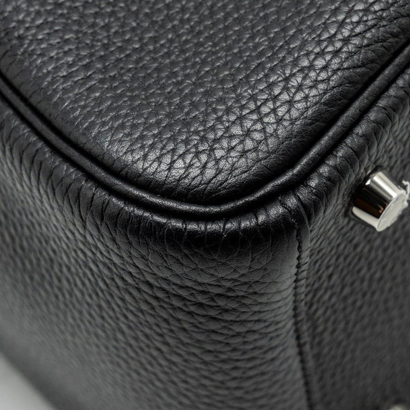 Hermes Lindy 26 Clemence Black SHW Stamp C