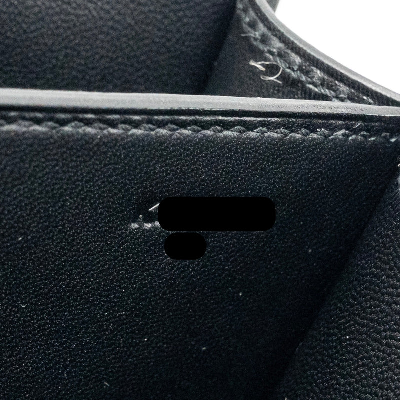 Hermes Mini Constance epsom black GHW stamp K