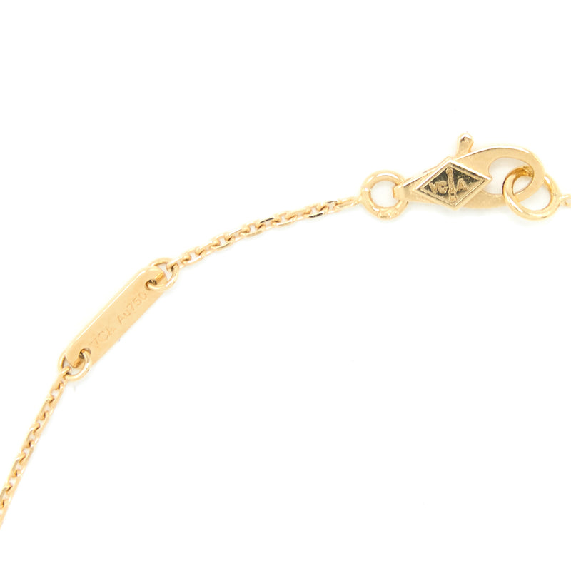 Van Cleef&Arpels Frivole Pendant, Mini Model Yellow Gold Diamonds
