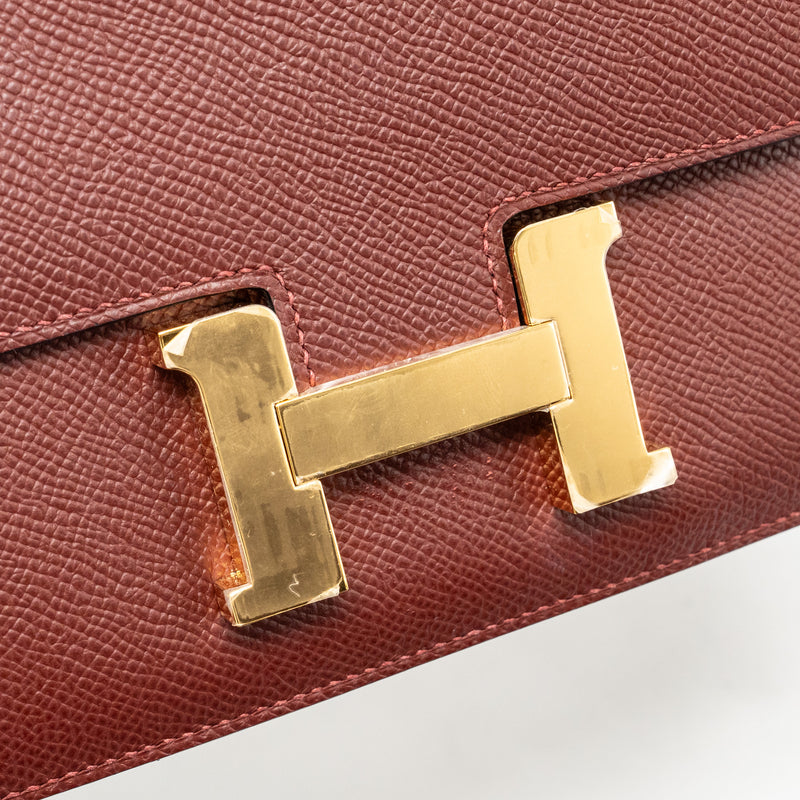 Hermes Constance Mini Epsom Rough H GHW Stamp W