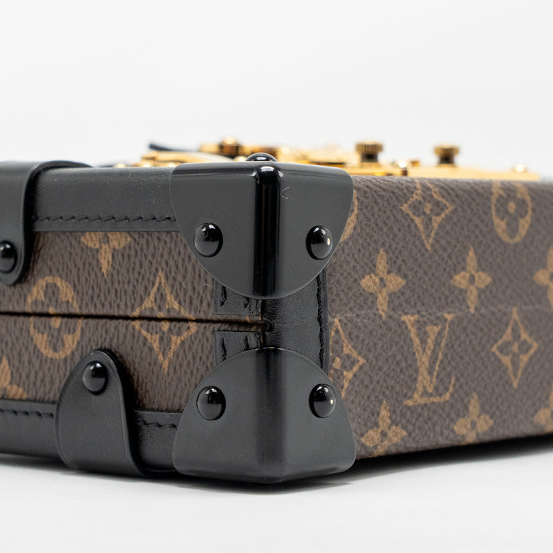 Louis Vuitton Petite Malle Monogram Canvas/Smooth Calfskin GHW