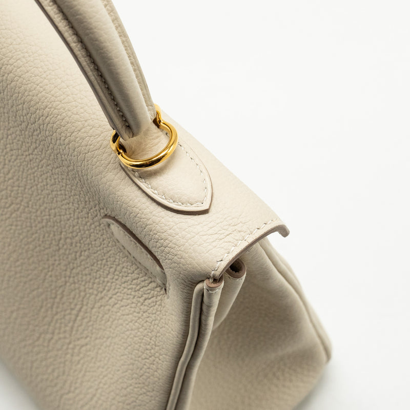 Hermes kelly 25 togo craie GHW stamp Z
