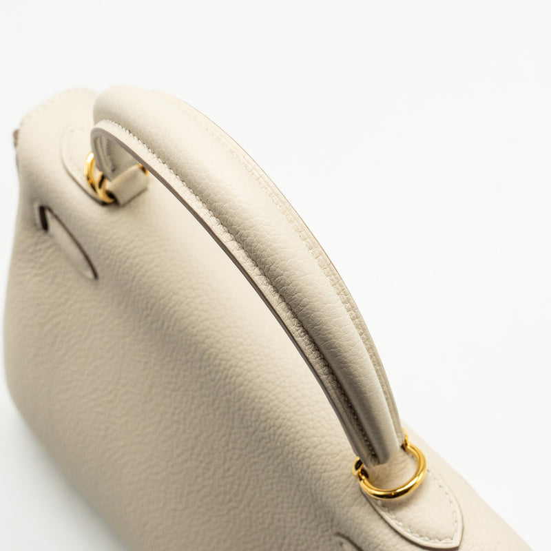 Hermes kelly 25 togo craie GHW stamp Z