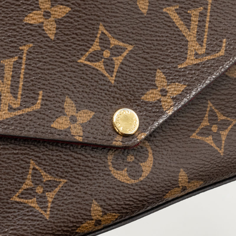 LOUIS VUITTON Felicie Pochette Monogram Canvas GHW