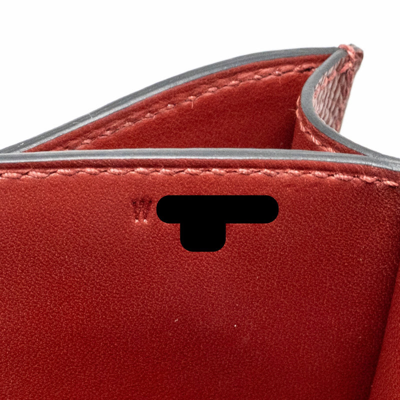 Hermes Constance Mini Epsom Rough H GHW Stamp W
