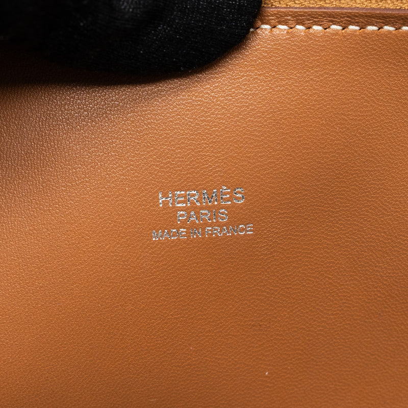 Hermes Bolide 31 Clemence Gold SHW Stamp Square R